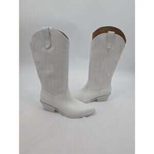 Madden Girl White Western Cowboy Boots